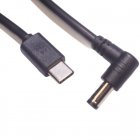 USB C to Right Angle DC 5.5mm x 2.5mm Power Charging Cord for Laptop with DC 5521 input port USB C to Right Angle DC 5.5mm x 2.5mm Power Charging Cord for Laptop with DC 5521 input port