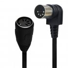 Right Angle Din 5 Pin Male to Female Splitter Cable | DIN 5Pin male to 5Pin Midi Cable Right Angle Din 5 Pin Male to Female Splitter Cable | DIN 5Pin male to 5Pin Midi Cable