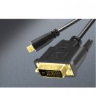 Micro HDMI 1.4 to Panel Mount DVI 24+1 Pin Male to Male Cable Supports 1080P Full HD Micro HDMI 1.4 to Panel Mount DVI 24+1 Pin Male to Male Cable Supports 1080P Full HD