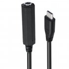 USB-C male to 6.35mm 1/4 inch TRS Female Audio Stereo Aux Adapter USB-C male to 6.35mm 1/4 inch TRS Female Audio Stereo Aux Adapter