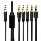 3.5mm 1 Male to 5 Male Audio Splitter Cable