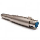 XLR 3 Pin Female to 1/4" 6.35mm Female Socket Audio Adapter XLR 3 Pin Female to 1/4" 6.35mm Female Socket Audio Adapter