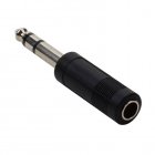 TRS 1/4in 6.35mm Stereo Jack Socket to 6.35mm Stereo Jack Plug Audio Adapter TRS 1/4in 6.35mm Stereo Jack Socket to 6.35mm Stereo Jack Plug Audio Adapter