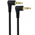 Right Angle 4 Pole Aux 3.5mm Jack to Right Angle 3 Pole Aux 3.5mm Jack Stereo Cable Right Angle 4 Pole Aux 3.5mm Jack to Right Angle 3 Pole Aux 3.5mm Jack Stereo Cable