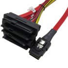Mini SAS 36Pin SFF-8087 to 4X SFF-8482 Connectors with SATA for Power