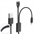 Wireless USB Charge Cable with braided jacket for Garmin Bounce SmartWatch and extra USB-C end for c Wireless USB Charge Cable with braided jacket for Garmin Bounce SmartWatch and extra USB-C end for c