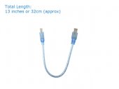 Super Short USB 2.0 Buffer Cable (A Male - B Male) Super Short USB 2.0 Buffer Cable (A Male - B Male)