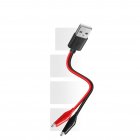 USB to Dual Copper Alligator Clips Test Leads Set | Crocodile Clips to USB for Electrical Circuit Te USB to Dual Copper Alligator Clips Test Leads Set | Crocodile Clips to USB for Electrical Circuit Te