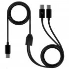 USB C 1-to-2 Splitter Charging Cable | A simple USB-C Multi charging Solution at Home / Travel