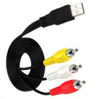 USB(Type A Male) to RCA Male Plug cable / USB 2.0 A Male to 3 RCA Male Audio Video Composite Adapter USB(Type A Male) to RCA Male Plug cable / USB 2.0 A Male to 3 RCA Male Audio Video Composite Adapter
