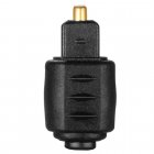 Mini Optical Audio Adapter 3.5mm Female Jack to Digital Toslink Male Plug for Amplifier Mini Optical Audio Adapter 3.5mm Female Jack to Digital Toslink Male Plug for Amplifier