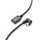 USB Mini to Back-Angled 360 degree Angled USB-C Gaming Charging Cable