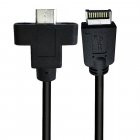 USB 3.1 Gen2 Type‑E to Type‑C Male Front Panel Header Extension Cable (30cm)