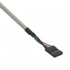Dupont 2.54mm pitch 5Pin (Motherboard 5pin Female Header) to Panel Mount USB 2.0 Port (USB-A Socket) Dupont 2.54mm pitch 5Pin (Motherboard 5pin Female Header) to Panel Mount USB 2.0 Port (USB-A Socket)