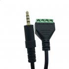 3.5mm 1/8 Inch TRRS Stereo to Solderless Screw 4Pin 4Way Terminal Block Pluggable Type Adaptor Cable 3.5mm 1/8 Inch TRRS Stereo to Solderless Screw 4Pin 4Way Terminal Block Pluggable Type Adaptor Cable