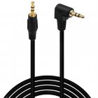 Right Angle 3pole 3.5mm Aux Jack-to-Jack Stereo Extension Headphone Cable