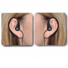 3.5mm Aux to Single Side Earphone with Ear Hook (Left and Right Compatible)
