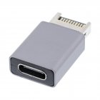 USB 3.1 Front Panel Header Male Type-E to USB-C Female Motherboard Extension Data Adapter USB 3.1 Front Panel Header Male Type-E to USB-C Female Motherboard Extension Data Adapter