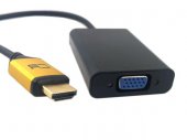 HDMI Male to VGA Jack Adapter with Audio & Micro USB for Power HDMI Male to VGA Jack Adapter with Audio & Micro USB for Power