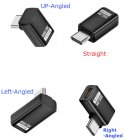 90 Degree USB C to USB C Male to Female (USB 5.0 Type C, 80Gbps, 240W, 16K) Adapter 90 Degree USB C to USB C Male to Female (USB 5.0 Type C, 80Gbps, 240W, 16K) Adapter