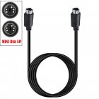 S-Video Mini DIN 5PIN (Separate Video) male to S-Video male cable S-Video Mini DIN 5PIN (Separate Video) male to S-Video male cable