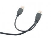 USB2.0Extension Cable with Dual Power inlets(for rapid charging) USB2.0Extension Cable with Dual Power inlets(for rapid charging)