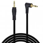 2.5mm Mono Male-to-Male Audio Cable - Straight to Right Angle (0.3m / 1.8m)