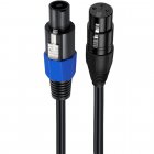 Speakon to XLR Speaker Cable, Speakon Female to XLR 3 Pin Male Speaker Audio Adapter for DJ/PA Speak Speakon to XLR Speaker Cable, Speakon Female to XLR 3 Pin Male Speaker Audio Adapter for DJ/PA Speak
